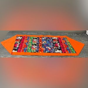 Reversible Halloween table runner handmade by me.